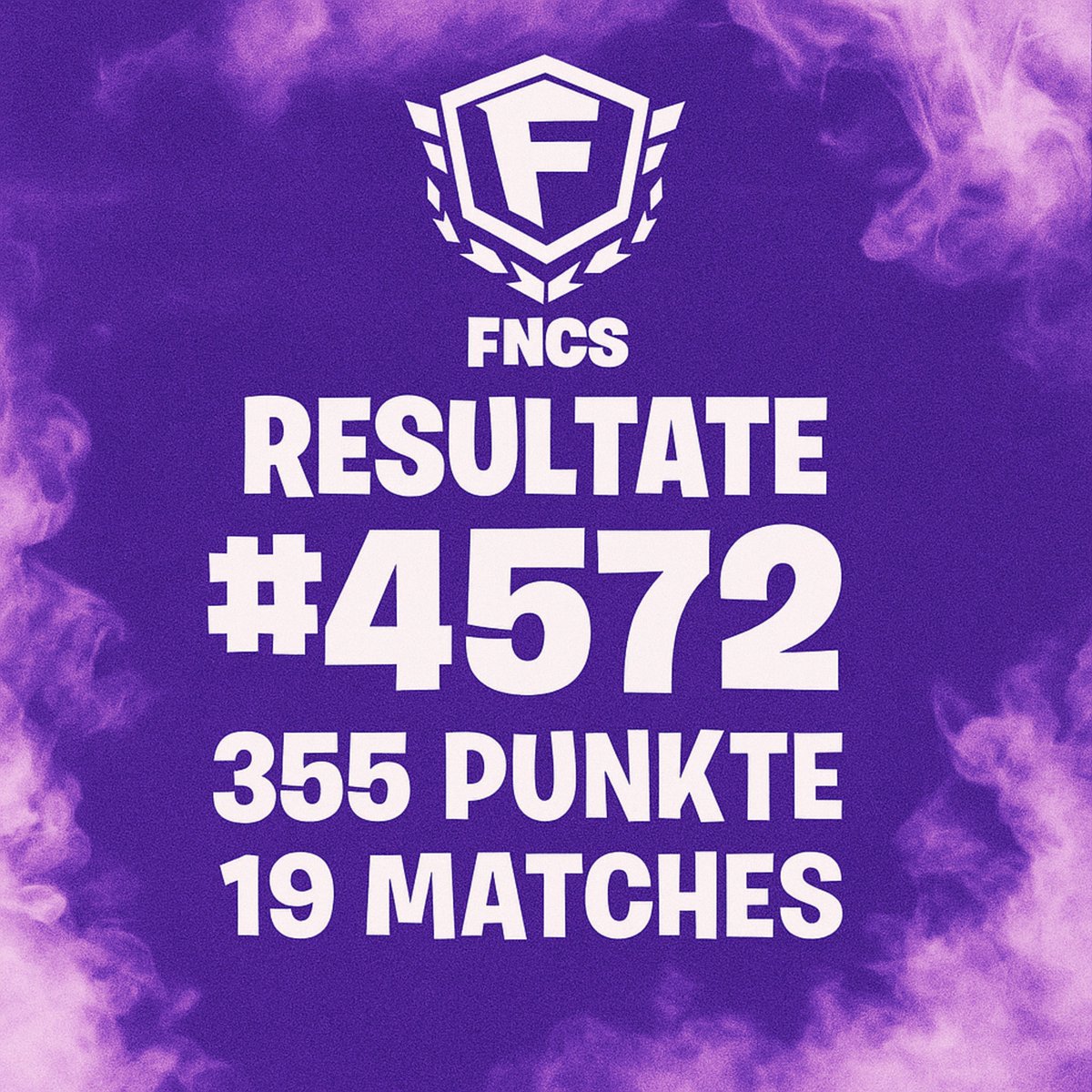 FNCS Update 💜🔥

Unsere Jungs haben sich durchgebissen und Platz #4572 mit 355 Punkten in 19 Matches geholt.

Kein einfaches Wochenende – aber wir geben nicht auf. GG an alle! 👊

#FNCS #Fortnite #eSports #NeverGiveUp