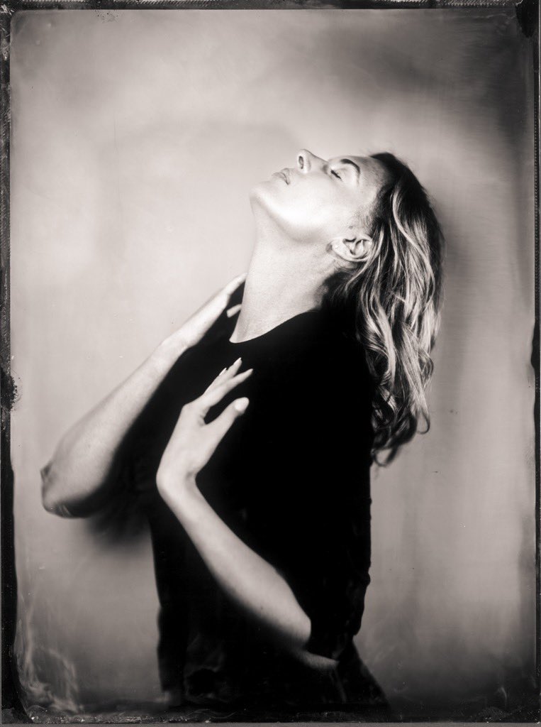 The second tintype portrait of the wonderful Anna Isabell #portrait #photography #tintype #analog #analogphotography