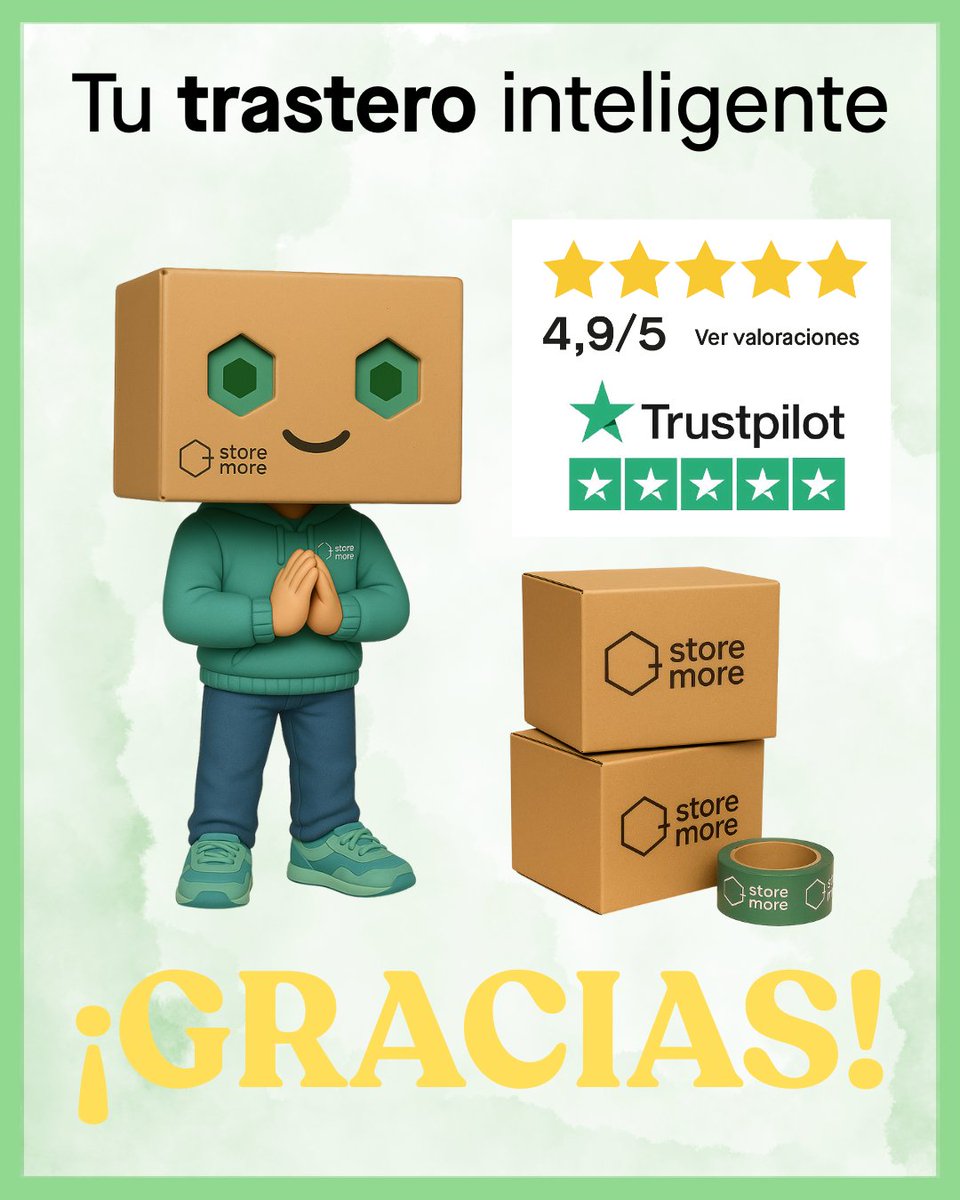 🎉 300 reseñas verificadas en Trustpilot con una puntuación de 4,9 sobre 5
¡Gracias por confiar en nosotros!

#tutrasterointeligente