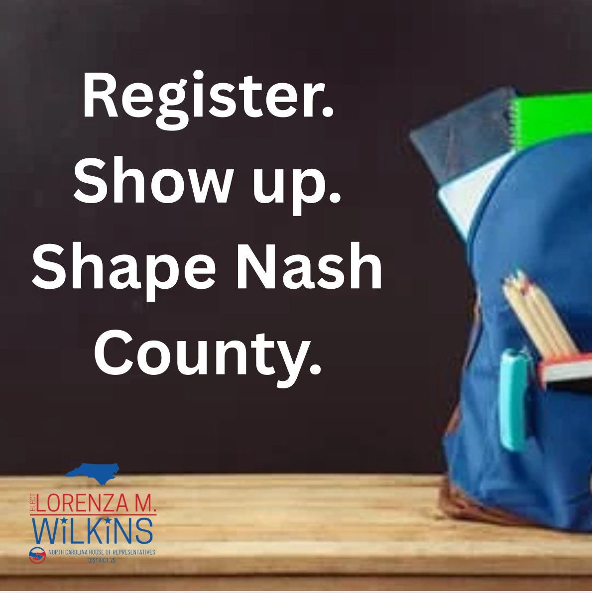 Lorenza Wilkins for NC (@lorenzafornc) on Twitter photo 🗳️ Voting isn’t just politics—it’s about your future, your family, and your peace of mind.
Students, parents, small biz owners—your voice matters.
🔗 Register: nashcountync.gov/137/Voter-Regi…
📬 Stay informed: lorenzawilkinsfornc.com
Let’s be ready. Let’s be heard.
#NashCountyVotes 🗳️ Voting isn’t just politics—it’s about your future, your family, and your peace of mind.
Students, parents, small biz owners—your voice matters.
🔗 Register: nashcountync.gov/137/Voter-Regi…
📬 Stay informed: lorenzawilkinsfornc.com
Let’s be ready. Let’s be heard.
#NashCountyVotes