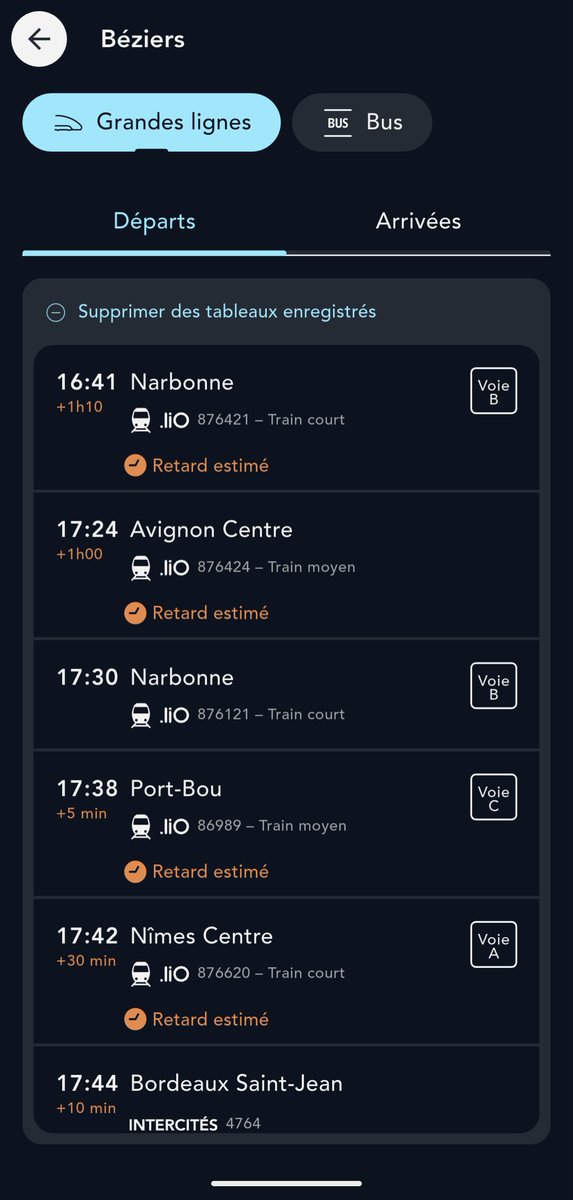 alaincompans's tweet photo. @lio_train_sncf Bonjour, pouvez-vous expliquer les retards importants sur la ligne Narbonne Nîmes Avignon ? https://t.co/rfMNGMEOeW