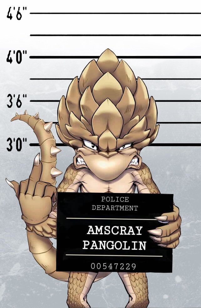 Meet Amscray Pangolin…

A cartoon video game character that is stuck in our world. Amscray can’t speak(his program codes never gave it to him), and he’s addicted to stealing coins from banks. He doesn’t MEAN to cause havoc, it’s in his programming. 

The Audacity coming soon.