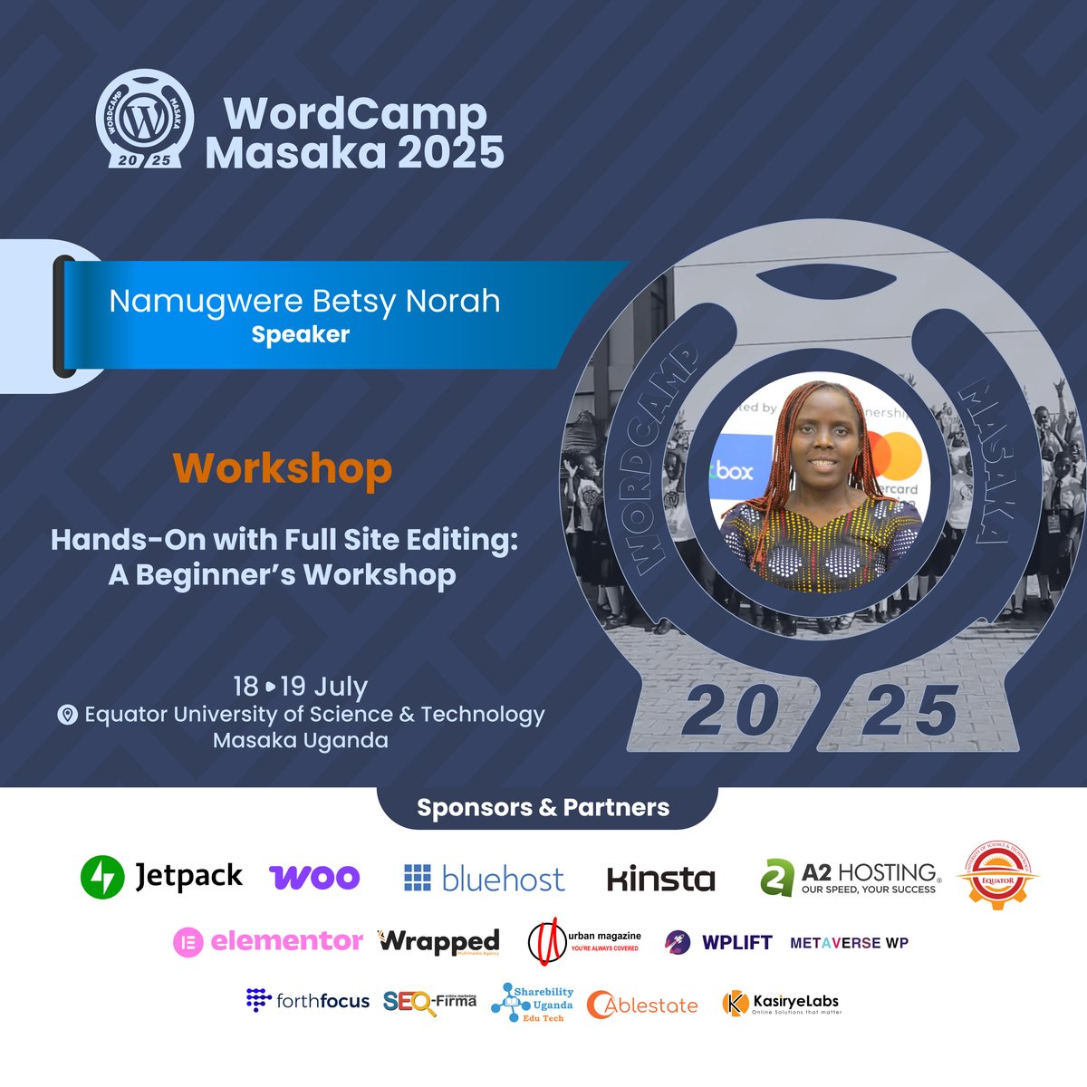 WordCamp Masaka 2025 (@wordpressmasaka) on Twitter photo 🎨✨ Ready to build? Join <a href="/NorahBetsy/">Norah Betsy Namugwere</a> at WordCamp Masaka 2025 for a Hands-On Full Site Editing: A Beginner’s Workshop! Learn to visually design your entire #WordPress site with blocks – absolutely no coding needed! Secure your spot now: masaka.wordcamp.org/2025/tickets/
#WCMasaka #FSE 🎨✨ Ready to build? Join <a href="/NorahBetsy/">Norah Betsy Namugwere</a> at WordCamp Masaka 2025 for a Hands-On Full Site Editing: A Beginner’s Workshop! Learn to visually design your entire #WordPress site with blocks – absolutely no coding needed! Secure your spot now: masaka.wordcamp.org/2025/tickets/
#WCMasaka #FSE
