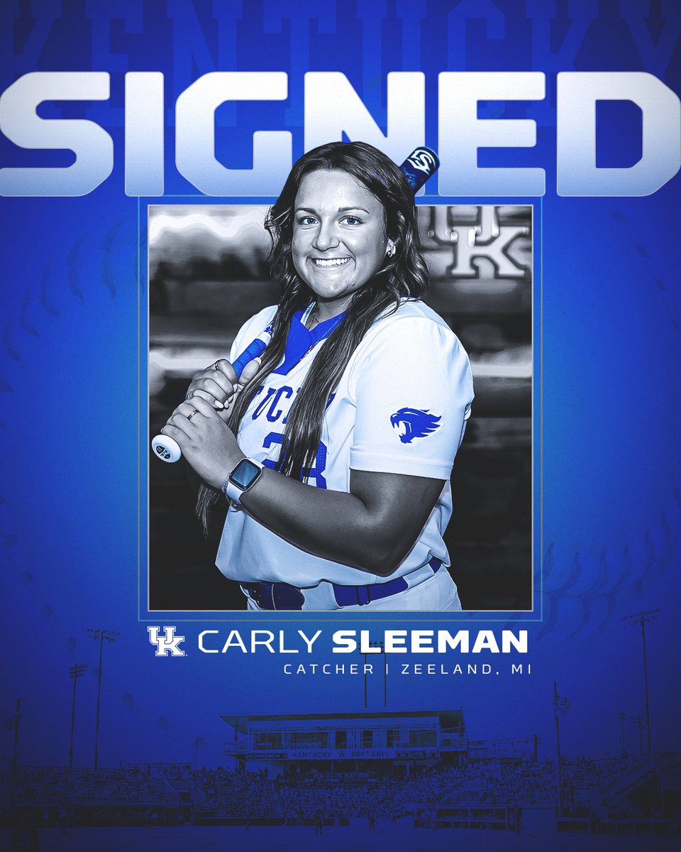 Kentucky Softball (@uksoftball) on Twitter photo 💥BAM!💥
Catcher Carly Sleeman Signs With Kentucky Softball
Release: tinyurl.com/3efu2j5n
<a href="/carlysleeman21/">Carly Sleeman</a> x #WeAreUK 💥BAM!💥
Catcher Carly Sleeman Signs With Kentucky Softball
Release: tinyurl.com/3efu2j5n
<a href="/carlysleeman21/">Carly Sleeman</a> x #WeAreUK