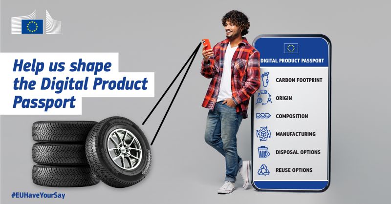 📢 Our consultation on the #DigitalProductPassport closes on 1 July! 

#EUHaveYourSay to help shape the future of sustainable products ➡️ europa.eu/!bp3VF4
