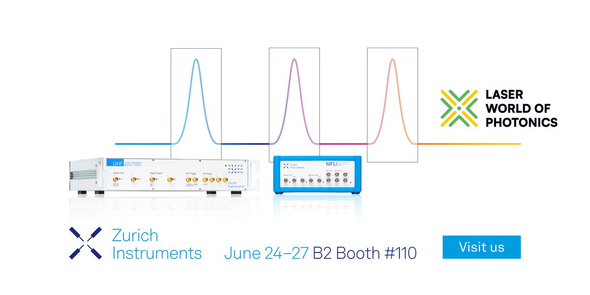 Zurich Instruments (@zhinst) on Twitter photo Come find us at <a href="/LASER_Munich/">LASER_Munich</a> in hall B2, booth 110! We're ready to connect with you in Munich from June 24th to 27th! Come find us at <a href="/LASER_Munich/">LASER_Munich</a> in hall B2, booth 110! We're ready to connect with you in Munich from June 24th to 27th!