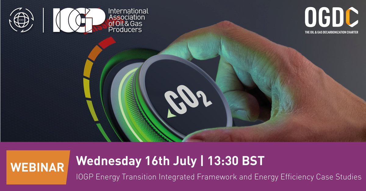 ➡️ Join our upcoming webinar: IOGP Energy Transition Integrated Framework and Energy Efficiency Case Studies

It takes place on Wednesday, 16th July 2025, at 13:30 BST.
event.on24.com/wcc/r/5001136/…