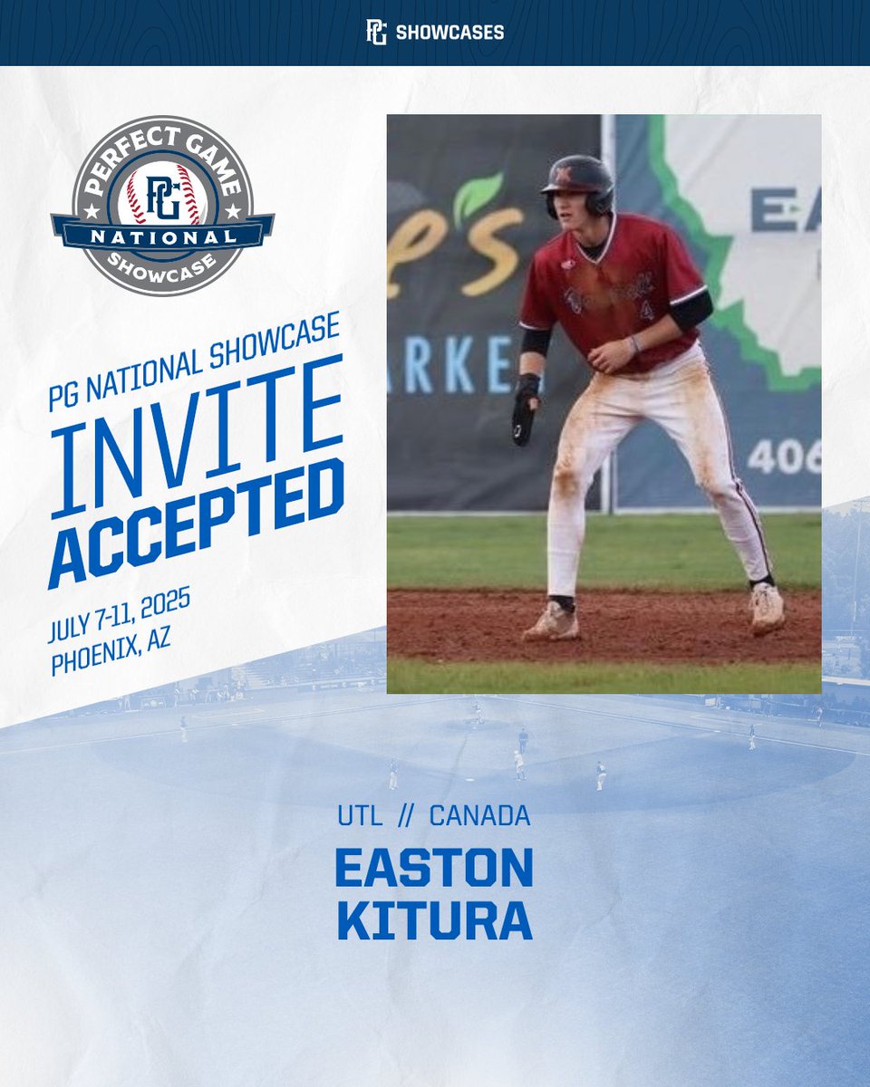 pg_int1's tweet image. NATIONAL SHOWCASE BOUND ⚾️
@EastonKitura X #PGNational