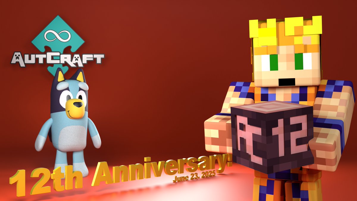 It's Autcraft's 12th Anniversary!!

What started in 2013 as just a place to feel safe and have fun, Autcraft has become a place of change, of positive influence, a leading example of what autistic people can do when we come together and care about each other.

#autism #Minecraft