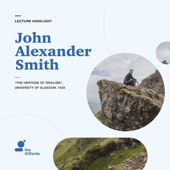 GiffordLectures's tweet image. John Alexander Smith was a distinguished Scottish philosopher, primarily known for his work in moral philosophy and ethics. #TheGiffords