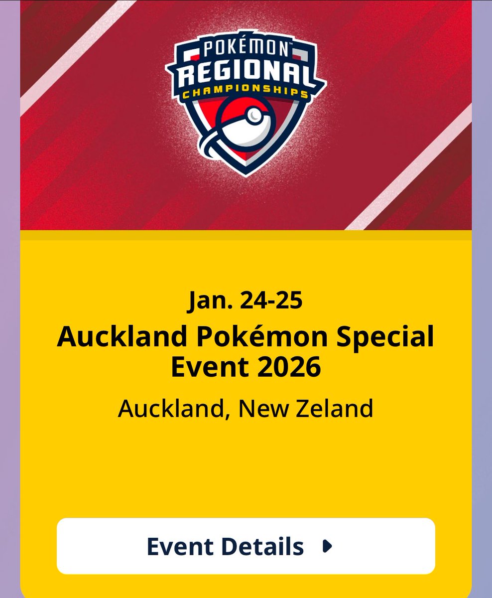 dracoviz's tweet image. Dates and Locations for ICs and some Regionals have been announced: championships.pokemon.com/en-us/events

- LAIC is returning to São Paulo Nov 21-23
- EUIC is returning to London Feb 13-15
- NAIC is returning to New Orleans June 12-14
- New Special Championship in Auckland! 

#PlayPokemon