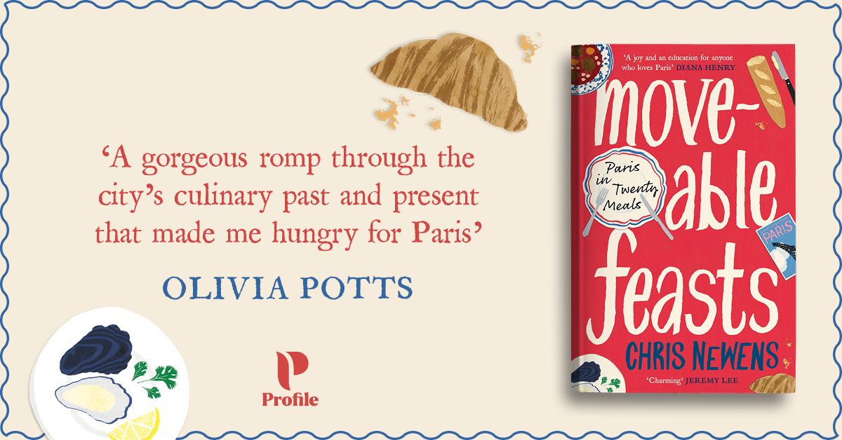 ✨🇫🇷 WINNER OF THE JANE GRIGSON TRUST AWARD, Moveable Feasts by <a href="/Chris_Newens/">Chris Newens</a> is out now! 🇫🇷 ✨

Order your copy of #MoveableFeasts here: tinyurl.com/MoveableFeasts
