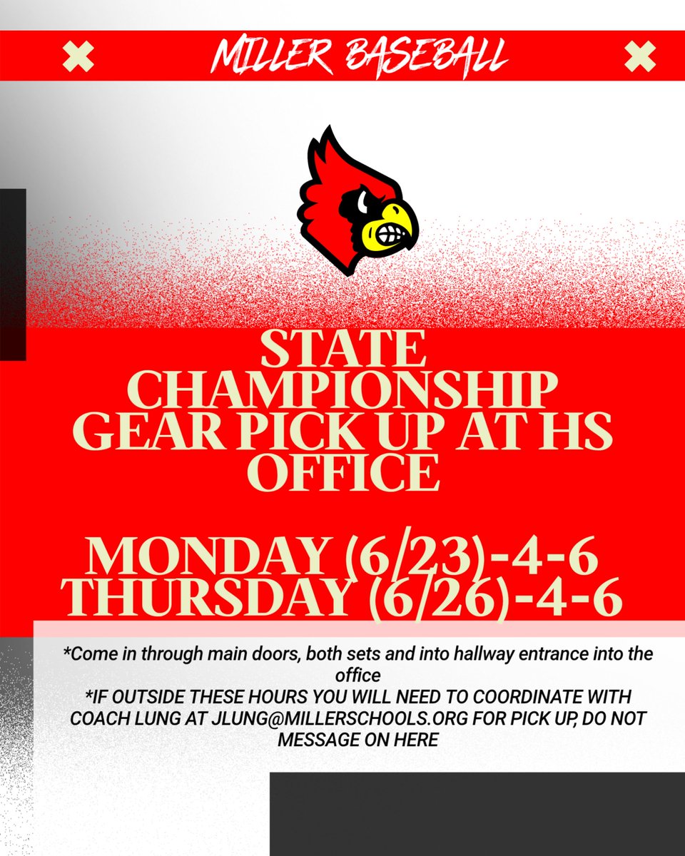 Miller Cardinals Baseball (@miller_cardsbb) on Twitter photo 