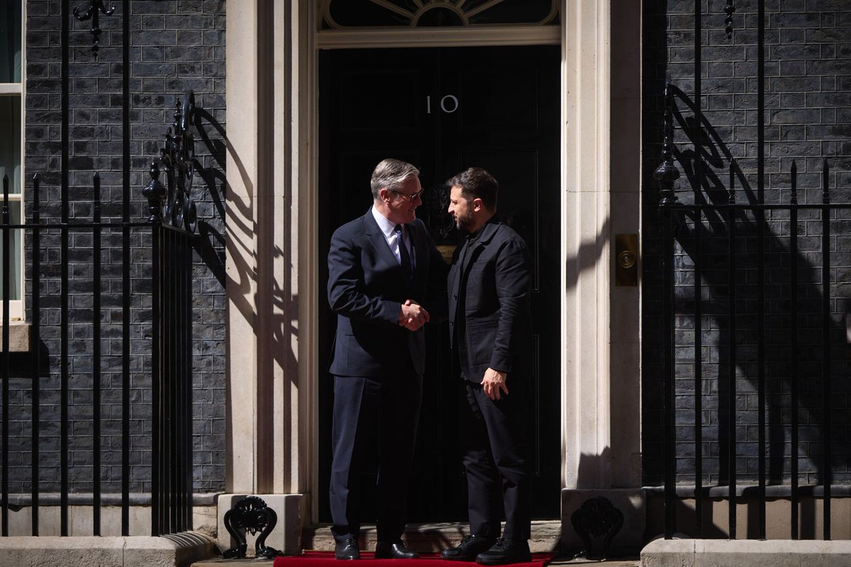 Volodymyr Zelenskyy / Володимир Зеленський (@zelenskyyua) on Twitter photo I have started my meeting with UK Prime Minister <a href="/Keir_Starmer/">Keir Starmer</a>. First and foremost, I am grateful for the United Kingdom’s support and solidarity with Ukraine, and for its assistance in protecting lives. Thanks to our cooperation, thousands of our people have been saved from I have started my meeting with UK Prime Minister <a href="/Keir_Starmer/">Keir Starmer</a>. First and foremost, I am grateful for the United Kingdom’s support and solidarity with Ukraine, and for its assistance in protecting lives. Thanks to our cooperation, thousands of our people have been saved from