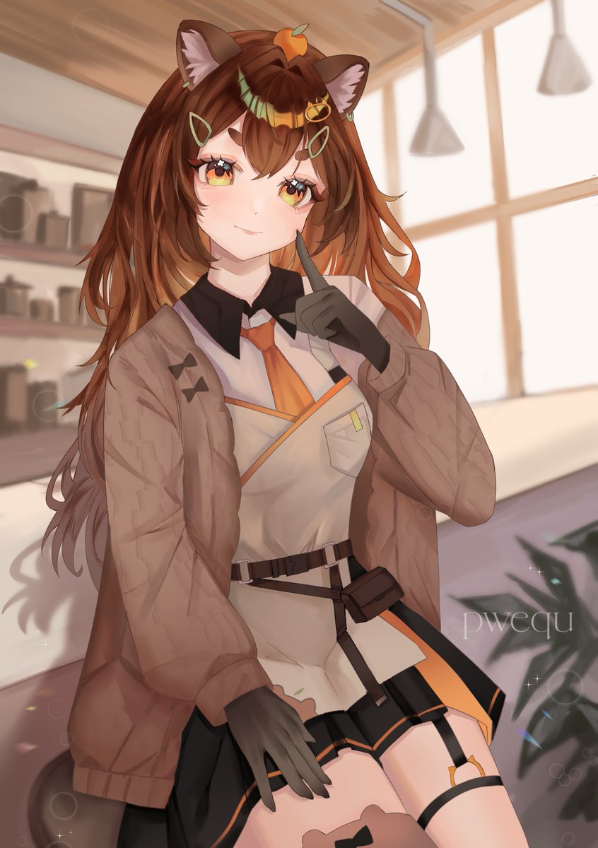 finally a prize for art raffle for 
<a href="/MikanVT/">Mikan ♨️ Capybara Vtuber</a> 💛🍰
#イラスト