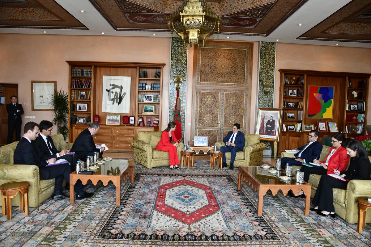 MFA Nasser Bourita received, Ms Aurore Bergé, the French Minister Delegate for Gender Equality and the Fight against Discrimination, who described Morocco as a key partner in feminist diplomacy.