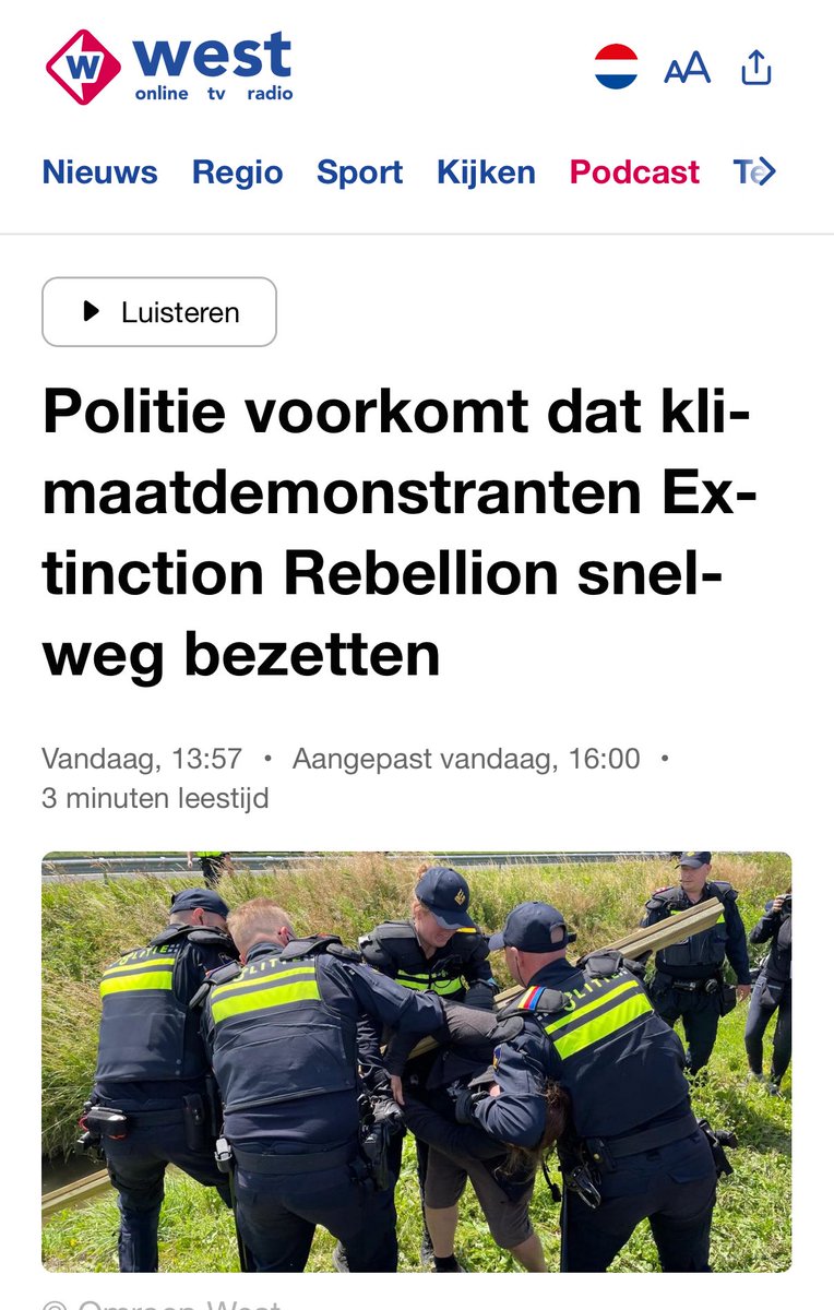 Nu kan het wel! Geen millimeter ruimte meer voor deze beroepsdemonstranten.