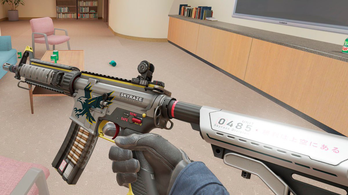 Wassup guys! Today i am glad to present you my skin for m4a4 - SKYRAZE 🔥🔥

I'll post another version later🌚

I hope u like it! 

<a href="/CounterStrike/">CS2</a>