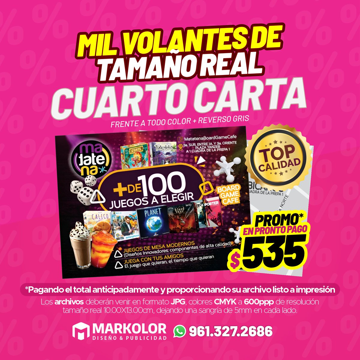 ¡Haz que tu marca se vea! Imprime calidad a buen precio. Te imprimimos: Desde tarjetas hasta poster 8 cartas.
<a href="/AnunciaTGZ/">Tuxtla Anuncios | 🇲 💜</a> <a href="/TuxtlaAnuncios/">Tuxtla Anuncios</a> @TuxAnunciate <a href="/TuxRecomienda/">TuxtlaRecomienda</a> <a href="/I_LOVE_TGZ/">I.LOVE.TUXTLA</a> <a href="/todo_anuncios/">todo_anuncioschiapas</a>