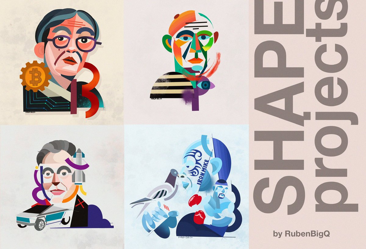 🧵Dear fams. Happy to share my new project on <a href="/manifoldxyz/">manifold.xyz</a> 🌸

I call this project “SHAPE” Shape project
A series of tributes. A visual exploration. A journey into SHAPE. Let me explain below
⬇️⬇️