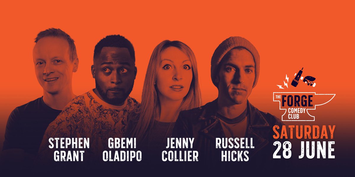 Forge Comedy Club (@forgecomedyclub) on Twitter photo The end of June is nigh! What a month for #comedy
We end on a high with;
โญ๏ธ Gbemi Oladipo #gbemioladipo
โญ๏ธ Jenny Collier <a href="/Jenjencollier/">Jenny Collier</a>
โญ๏ธ Russell Hicks <a href="/russellhickss/">Russell Hicks</a>
โญ๏ธ MC Stephen Grant <a href="/stephencgrant/">Stephen Grant</a>
Come & keep cool with us and these fun folk!
#Brighton #Comedy #Fun The end of June is nigh! What a month for #comedy
We end on a high with;
โญ๏ธ Gbemi Oladipo #gbemioladipo
โญ๏ธ Jenny Collier <a href="/Jenjencollier/">Jenny Collier</a>
โญ๏ธ Russell Hicks <a href="/russellhickss/">Russell Hicks</a>
โญ๏ธ MC Stephen Grant <a href="/stephencgrant/">Stephen Grant</a>
Come & keep cool with us and these fun folk!
#Brighton #Comedy #Fun