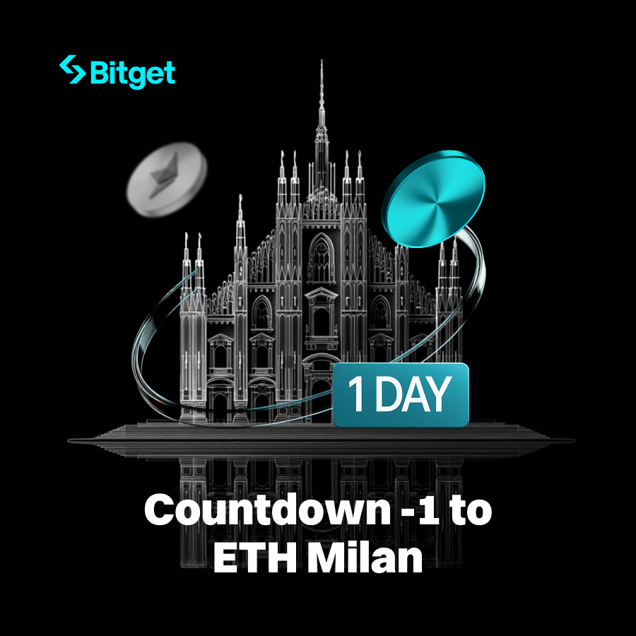 bitget's tweet photo. 1 day until #ETHMilan and we’re already packing extra espresso and merch 😎🇮🇹
We’re back from #SFIM, keep the vibe strong in Italy’s crypto scene.
🗓️ Tomorrow, catch us at @eth_milano with:
✔️ Fresh news
✔️ Fire merch
✔️ Breakfast reception (because insights hit harder with cappuccino)
#EventwithBitget