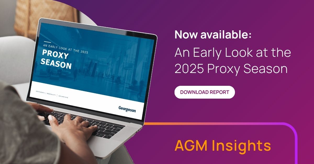'An Early Look at the 2025 Proxy Season' is out now! We just released our early proxy season review with insights into a dynamic annual meetings, corporate governance and investor relations landscape. Read report spr.ly/60194w2Th