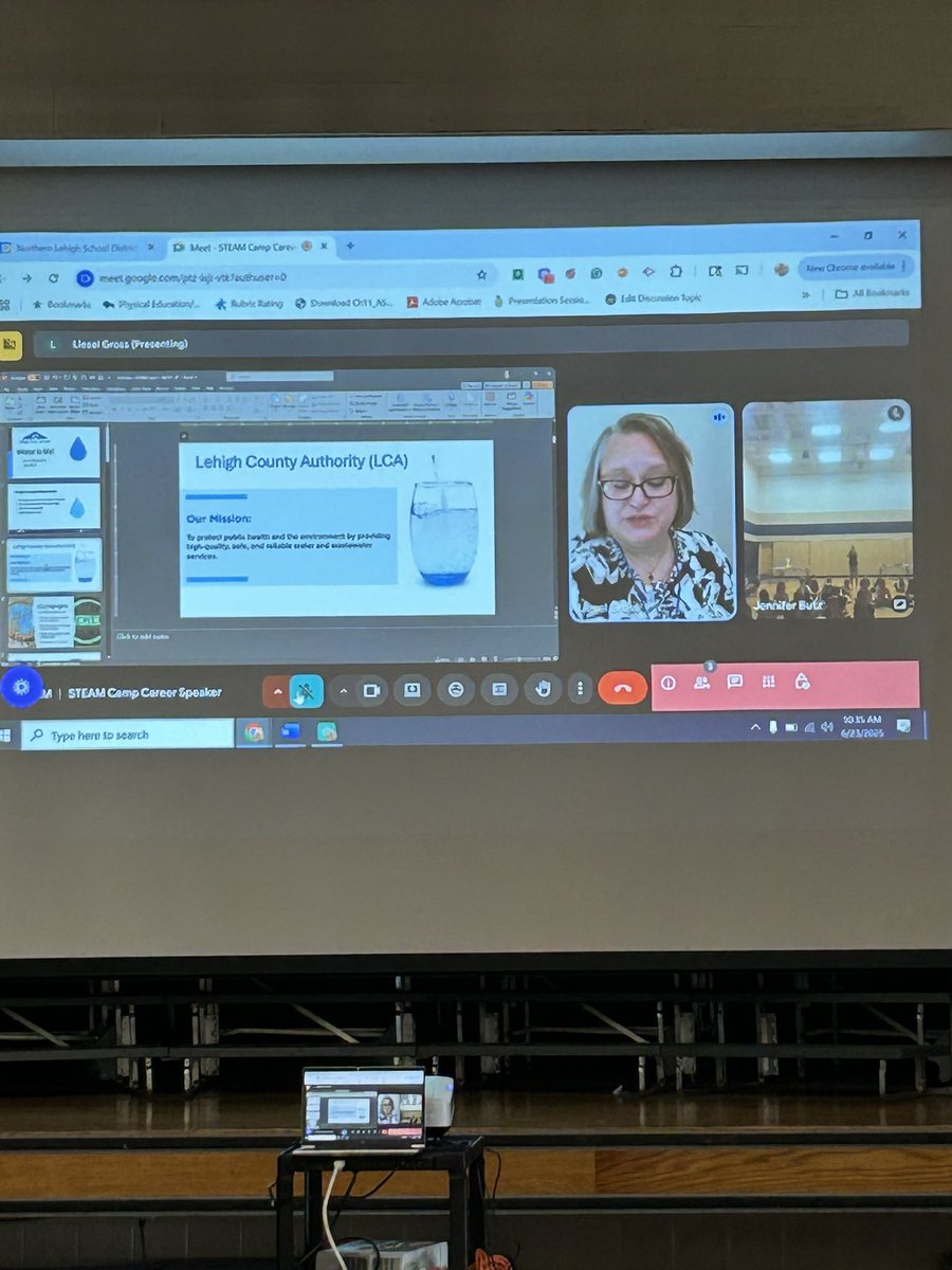 Day 4 of STEAM Camp at <a href="/NorthernLehigh/">Northern Lehigh School District</a> was all about innovation &amp; exploration!

Campers tested their huts in wind storms, built solar ovens, created stop motion characters, &amp; engineered balloon-powered cars.

Today’s guest speaker was Liesel Gross, from Lehigh County Authority.💧