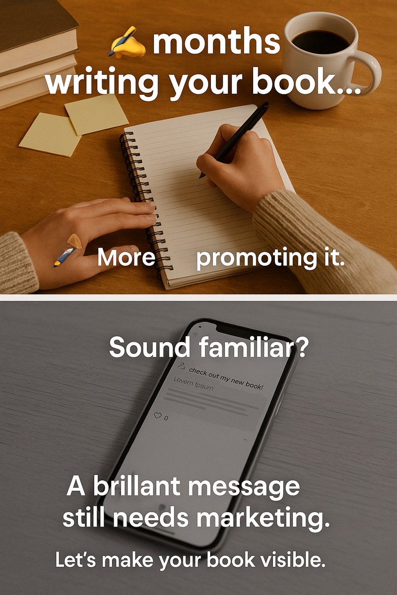 emmycharles_'s tweet image. You spent 6 months writing your book...
And just 6 minutes promoting it? 😬
No wonder it&apos;s not reaching readers.
Great books need great marketing.
Let’s fix that, and get your work the visibility it deserves.
#BookMarketing #AuthorHelp #Promotion #IndieAuthor
#CHARLESEMMANUEL
