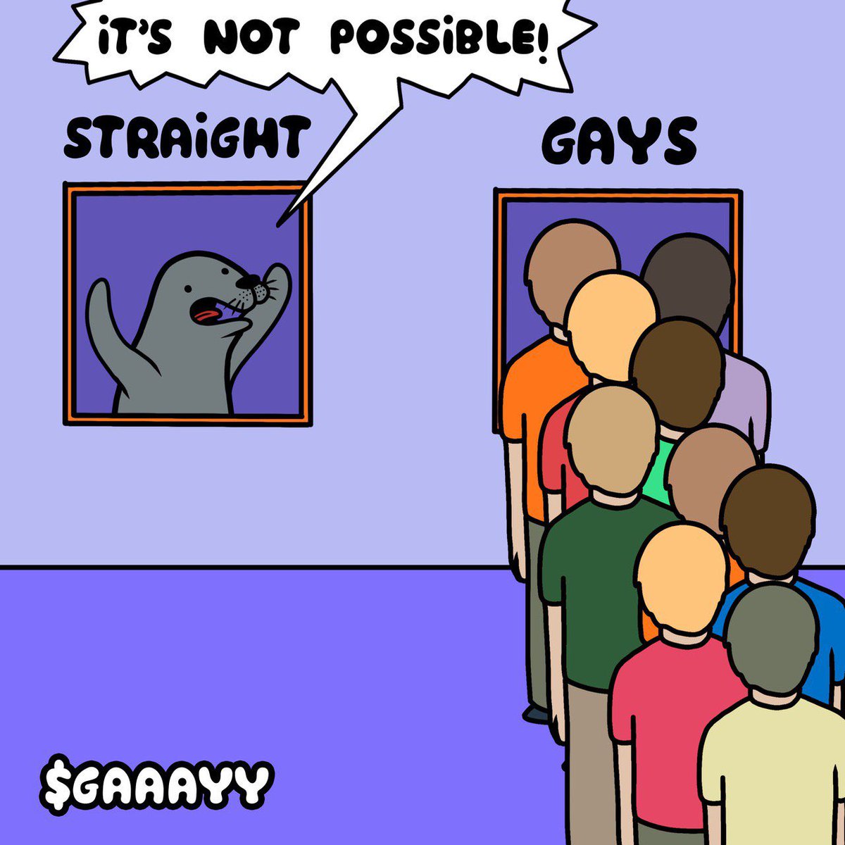 Visual representation of people waiting in their lounge for the daily runner versus identifying established projects and communities 

Stop being GAAAYY join the movement