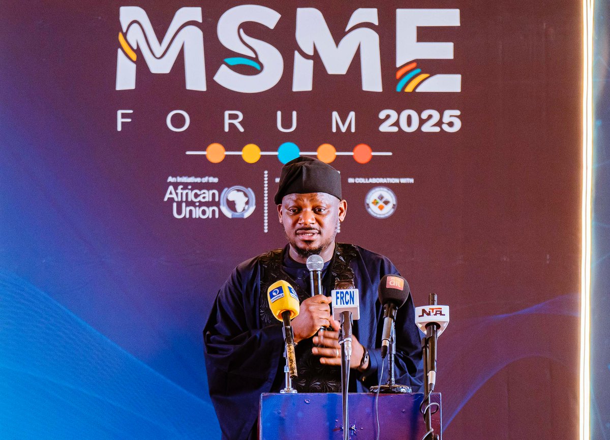 stanleynkwocha_'s tweet photo. STATE HOUSE PRESS RELEASE

At 4th AU Forum, VP Shettima Urges Integration Of Informal Economy Into Formal Intra-African Trade Framework

** Demands strong MSME ecosystem for Africa’s prosperity

** Says Nigeria is deepening investments to expand capacity of small businesses

The Vice President, Senator Kashim Shettima @officialSKSM, has said Africa’s future economic success depends on its ability to integrate the informal sector into the formal intra-African trade framework, particularly through the African Continental Free Trade Area (AfCFTA).

According to him, the promise of a better future for Africa does not depend on the skyscrapers being constructed in capitals of nations or the transactions in stock exchanges but lies in the reality that the "potential of the informal sector, which accounts for nearly 90 percent" of the continent's workforce, must be harnessed.

Senator Shettima, who stated this on Monday when he declared open the 4th African Union Micro, Small and Medium Enterprises (MSMEs) Forum in Abuja @AU_ETTIM, warned that if Africa fails to harness the potential in the informal sector for small businesses to grow, the continent would "keep going round the same cycle of despair."

To achieve this, he demanded the integration of the informal economy into the fabric of formal intra-African trade, noting that this is the reason why small businesses have remained at the heart of policy formulation in Nigeria.

"Your Excellencies, distinguished delegates, there can be no African prosperity without a strong MSME ecosystem. This forum is a continental call to action. We owe it to ourselves, to our children, and to generations unborn, to integrate our informal economy into the framework of formal intra-African trade.

"I am confident that through our collaborative efforts, this forum will mark a turning point. We hope to see our shared aspirations translated into concrete actions that empower our MSMEs and propel Africa towards a brighter, more sustainable future," VP Shettima told delegates and other participants at the forum.

Welcoming the delegates and participants to the forum, the Vice President conveyed President Bola Ahmed Tinubu's message of assurance, of Nigeria’s hospitality, and the nation's readiness to join other countries on the continent in learning from one another, as well as the determination to agree on the direction taken to effectively compete with the rest of the world.

He underscored the crucial role MSMEs play in the development and growth of Africa, observing that beyond employing millions of Africans, "they are engines of inclusive growth and effective tools for poverty alleviation.

"In Nigeria alone, MSMEs contribute a staggering 48 per cent to our national GDP and employ over 84 per cent of our workforce. They are a mirror to our future, and they explain why we are deepening our investments to expand the capacity of this sector,"  Senator Shettima said.

Beyond building local infrastructure for entrepreneurial expansion, the Vice President implored African countries to entrench cross-border cooperation since their destinies are bound together as a continent.

He identified some of the obstacles confronting MSMEs in Africa to include limited access to affordable finance, describing this particular challenge as a recurring nightmare, just as he noted that with the African Continental Free Trade Area (AfCFTA), there is still hope.

"It costs our continent not just money—it costs us momentum. But we must find hope in the promise of the African Continental Free Trade Area (AfCFTA). This is why I am particularly excited about the theme of this forum—“Building Resilient MSMEs through Digital Innovation, Market Access & Affordable Financing for Africa.” The timing is perfect. The vision is clear," he declared.

VP Shettima acknowledged what he termed a remarkable surge in digital adoption across Africa, saying technology is achieving what politics has struggled to actualise over the years.

He noted, however, that for the momentum to be sustained, policymakers must live up to their duties by "investing in robust digital infrastructure, bridging the digital literacy gap, and establishing regulatory frameworks that do not stifle innovation," he said.

Regretting the continued dependence of MSMEs on traditional financial institutions, Shettima, however, expressed hope that change is unfolding, with fintech firms across Africa now using alternative data to assess creditworthiness and extend microloans to the previously excluded.

Earlier, the Deputy Chief of Staff to the President/Chairman of the Host Country Committee, Senator Ibrahim Hassan Hadejia @ihadejia, reiterated Nigeria’s commitment to a future where MSMEs are empowered to thrive.

“The forum signifies our shared commitment to a prosperous and inclusive future for Africa, a future where MSMEs have the opportunity not just to survive but to thrive. We gather here today under the theme of the Africa we want.

“It is our continental imperative and road map for unlocking the immense potential of our continent’s most vital engine—our MSMEs. An investment in our MSMEs is a direct investment in a prosperous, inclusive and self-reliant Africa,” he said.

In setting the tone for discussions at the forum, the Special Adviser to the President on Job Creation and MSME, Mr Temitola Adekunle-Johnson @tjadekunle_, highlighted the significance of the forum, particularly in addressing challenges faced by budding entrepreneurs across the continent.

He underscored the need for stakeholders across the continent to collaborate and capitalise on the potential of Africa's youthful and energetic population to transform the region's economic landscape.

In his remarks, Director General of the Small and Medium Enterprises Development Agency (@SMEDANGov), Mr Charles Odii, applauded the support and commitment of Vice President Shettima and Chairman of the National Council for MSME to the transformation and growth of the MSME sector in Nigeria, highlighting key initiatives supervised by his office since the inception of the current administration.

He emphasised the need for Nigerians to always patronise home-grown products as part of the concerted efforts to support local manufacturers and MSMEs.

On his part, the Managing Director of the Bank of Industry @BOINigeria, Dr. Olasupo Olusi, said interventions and targeted engagements through the bank have, over the years, helped in knowledge growth and adoption of digital tools by MSMEs, noting that the initiatives have impacted growth in the sector.

Also speaking, the Head of Cooperation at the Delegation of the European Union to Nigeria and ECOWAS @EUinNigeria, Mr. Massimo De Luca @civetdebiche, stated that access to finance remains a pressing challenge for businesses in the region, especially MSMEs.

He disclosed that the European Union has committed about €1.1 billion in support of the African Union’s implementation of AfCFTA.

“Our EU initiative in support of the African Union in the implementation of the AfCFTA hovers around 1.1 billion euros. The African Continental Free Trade Area represents an unprecedented achievement towards realising Africa’s full economic potential and integration. The EU remains firmly committed to our partnership with Africa and ECOWAS for inclusive and sustainable industrial development across the continent," he said.

Also, United Nations Development Programme (@UNDPNigeria) Resident Representative in Nigeria, Ms. Elsie Attafuah @ElsieAttafuah, emphasised the need for enabling ecosystems to help MSMEs move from resilience to scalable impact.

She said, “Across our continent, MSMEs are the builders of local prosperity. They employ, they innovate, and they adapt, but they cannot thrive on resilience alone. They need ecosystems that work for them, platforms to commercialise innovation, access to working capital and markets both domestic and continental that recognise their value.”

On his part, Permanent Representative of the African Union Sixth Region Global (@AU6RG) to Nigeria and ECOWAS, Ambassador Afolabi Oke, announced the appointment of Mr. Temitola Adekunle-Johnson, Special Adviser to the Nigerian President on Job Creation and MSMEs, as the Special Adviser to the AU 6th Region on Job Creation and MSME Development.

“The African Union Sixth Region Global is dedicated to representing and advocating for the African diaspora worldwide. As an extension of the African Union, we serve as the ‘Sixth Region,’ uniting people of African descent living outside the African continent and Friends of Africa,” Oke said.

On Nigeria’s export and industrialisation, the Managing Director of the Nigerian Export-Import Bank (@NeximBank), Mr. Abubakar Abba Bello, reiterated the bank’s commitment to MSME financing as a strategic pathway to value chain development and AfCFTA success.

“There’s a need for Africa to look inward to develop its value chain. We need to facilitate the success of the AfCFTA, and this is dependent on boosting production," he said.

Stanley Nkwocha
Senior Special Assistant to The President on Media & Communications
(Office of The Vice President)
23rd June, 2025