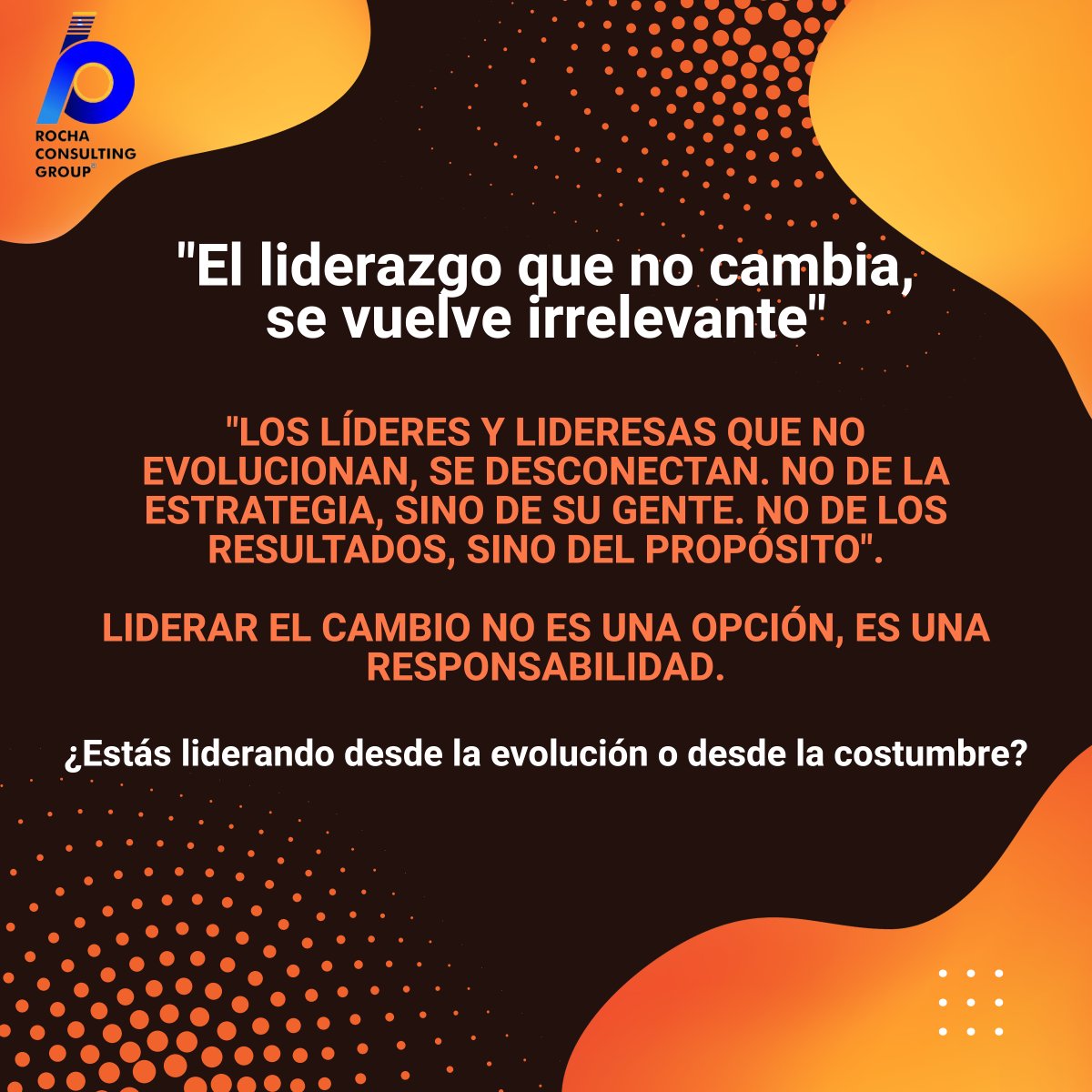 Borisroche's tweet image. Liderar el Cambio o Quedar Atrás
El cambio hoy no es una opción Es el terreno donde se define el liderazgo
Soy @Borisroche experto en liderazgo transformador en Latam

Estoy aquí para acompañarte a liderar el cambio con visión y humanidad

¡Juntos, podemos lograr grandes cosas!