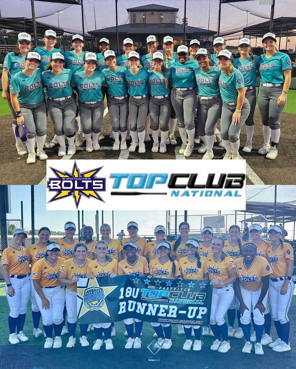 Wrapped 🆙 week one of the 2025 Summer 🥎 Road Tour as the Top Club National Championship Runner’s Up in OKC! 

Jumping right back at it with the Summer Games starting today! Let’s goooo ladies!! 💪🏼 ⚡️ #bhmboltsmade