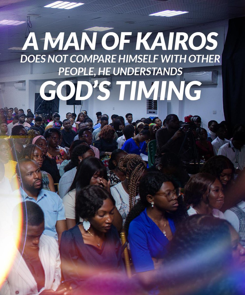 cci_benin's tweet photo. A man of Kairos does not compare Himself with other people, He understands God’s timing. 

#TimeAndChance
#CCIBENIN https://t.co/CyjfYb7xzX