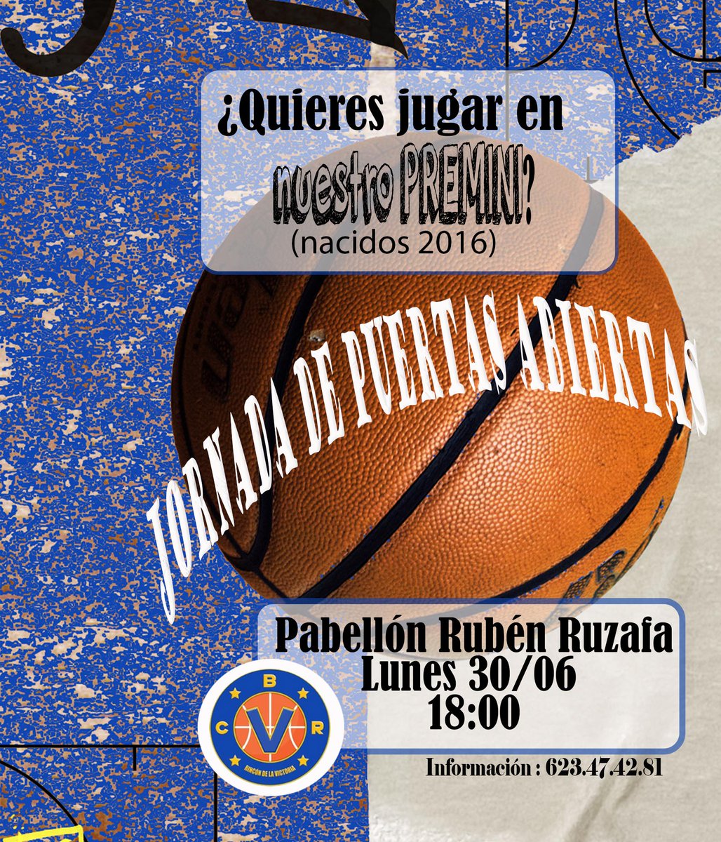 💛 ¡𝙅𝙤𝙧𝙣𝙖𝙙𝙖 𝙙𝙚 𝙋𝙪𝙚𝙧𝙩𝙖𝙨 𝘼𝙗𝙞𝙚𝙧𝙩𝙖𝙨 𝙋𝙧𝙚𝙢𝙞𝙣𝙞!

Ven a nuestra jornada  con el equipo premini 2016 y descubre el baloncesto de la forma más divertida.𝙉𝙤 𝙞𝙢𝙥𝙤𝙧𝙩𝙖 si nunca han jugado , ¡lo importante es pasarlo bien y hacer nuevos amigos!