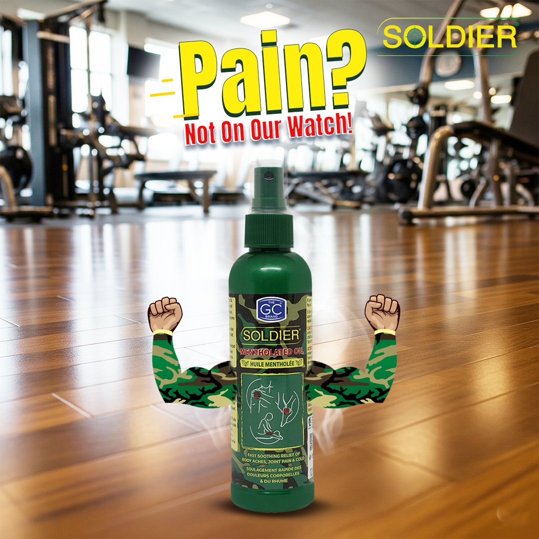 GhandourGhana's tweet photo. Pain doesn’t stand a chance when you’ve got the power to soothe. 💪
Ready for fast relief? Grab the Soldier Mentholated Oil at China Mall, Melcom Stores… and experience comfort like never before.
#TheGCBrand #GhandourCosmetics #Soldier #SoldierOil #FeelGoodNow #PainFreeLiving https://t.co/0f44lCZ0yP