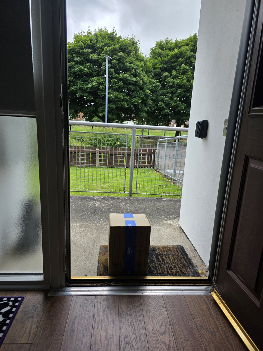 Dermot Devlin he/him (@castledd) on Twitter photo Dear <a href="/AmazonUK/">Amazon.co.uk</a>
Please ensure your delivery people don't block access from disabled peoples' homes.
I am a wheelchair user. If there was an emergency, I would be trapped in this house.
Thankfully this time, I hust wanted some fresh air.
#Disability #Disabled #DisabledLife Dear <a href="/AmazonUK/">Amazon.co.uk</a>
Please ensure your delivery people don't block access from disabled peoples' homes.
I am a wheelchair user. If there was an emergency, I would be trapped in this house.
Thankfully this time, I hust wanted some fresh air.
#Disability #Disabled #DisabledLife