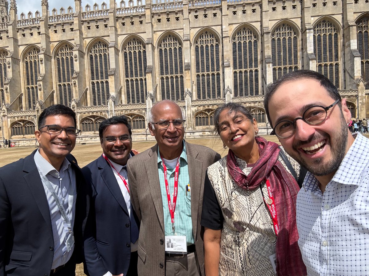 Kamiar Mohaddes (@kamiarmohaddes) on Twitter photo Great to have Subramanian Ramadorai (former CEO of <a href="/TCS/">Tata Consultancy Services</a> and Adviser to the Prime Minister of #India), Sai Bhagawan Vishnubhotla, Mala Ramadorai & <a href="/VenGandikota/">Venkata "Serish" Gandikota</a> visiting us <a href="/KingsELab/">King’s Entrepreneurship Lab</a> to hear about our work! At the E-Lab we are challenging the status quo and reimagining the world. Great to have Subramanian Ramadorai (former CEO of <a href="/TCS/">Tata Consultancy Services</a> and Adviser to the Prime Minister of #India), Sai Bhagawan Vishnubhotla, Mala Ramadorai & <a href="/VenGandikota/">Venkata "Serish" Gandikota</a> visiting us <a href="/KingsELab/">King’s Entrepreneurship Lab</a> to hear about our work! At the E-Lab we are challenging the status quo and reimagining the world.