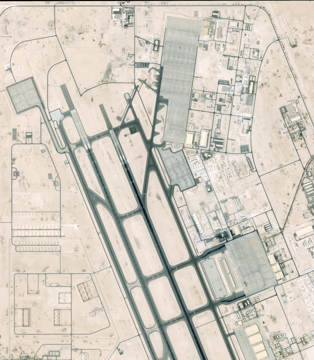 With Qatar announcing the closure of its airspace, Iranian retaliation against US forces in the Gulf looks imminent.

The obvious target is the Al Udeid Air Base near Doha. Photos from <a href="/planet/">Planet</a> taken between 5 June and 19 June show large numbers of aircraft have left the base.