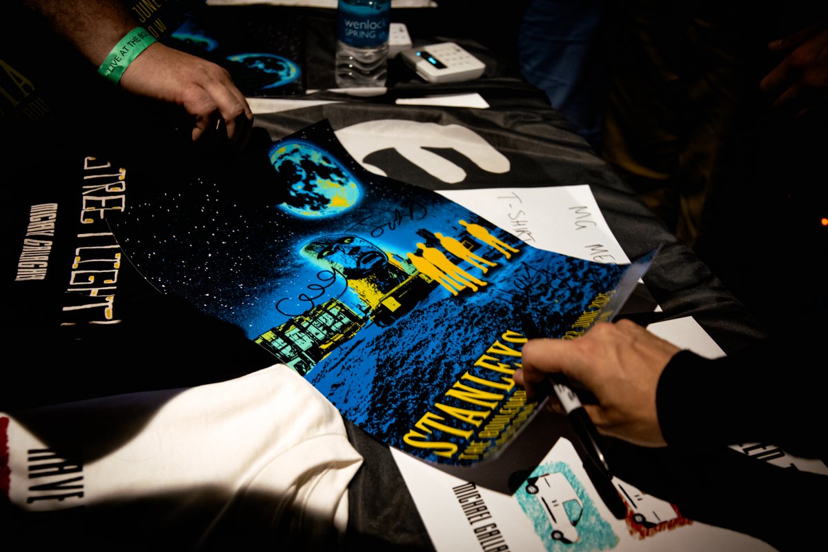 Wow, thank you Wigan for last night. That was a hot and sweaty one, consider us well and truly warmed up 🥵

Thanks for all those who came down last night, you were wonderful. Next stop Glastonbury. 

We'll be on at Strummerville on Saturday at 8pm, see you there x