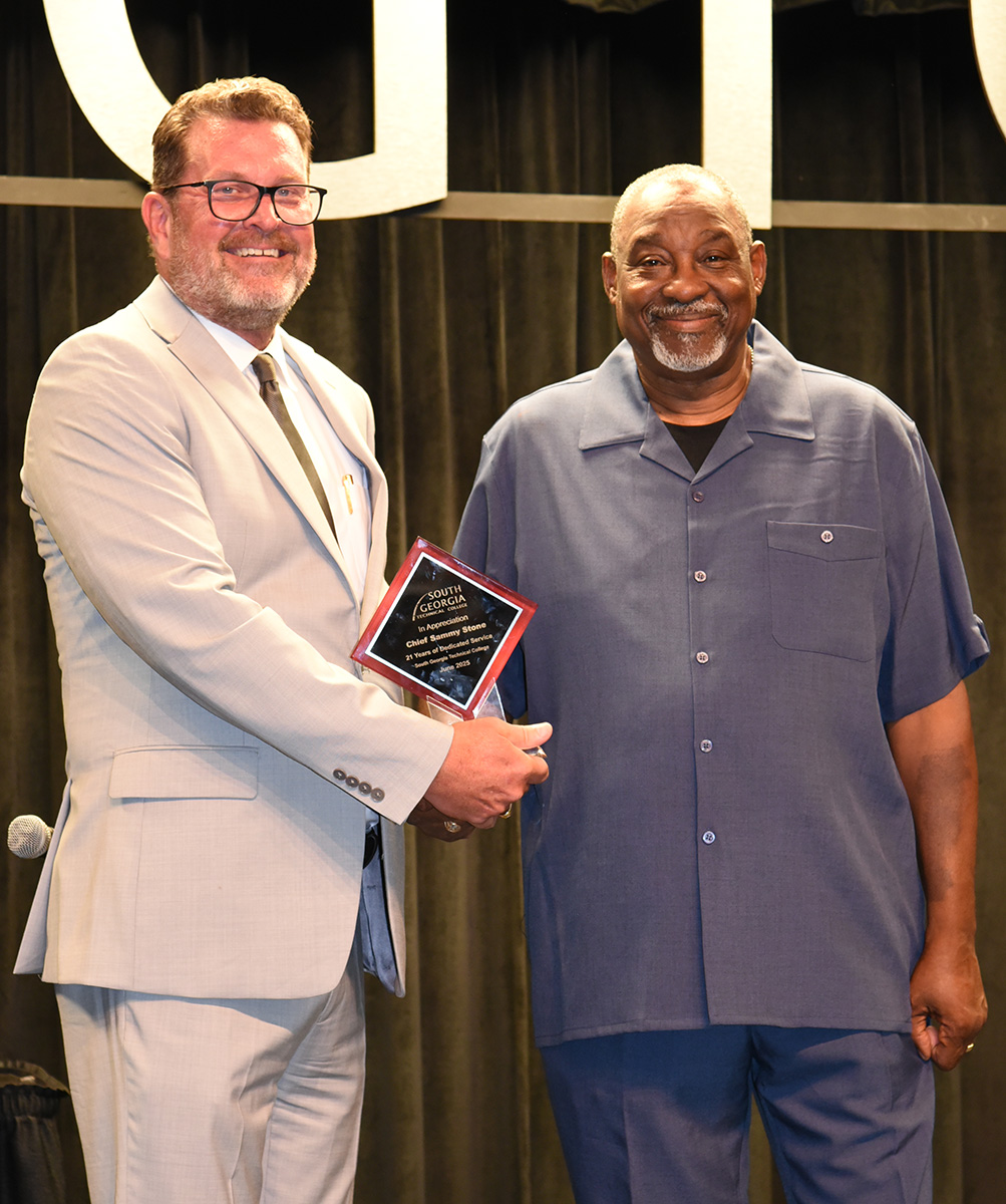 “A rich legacy of work” was the way SGTC President Dr. John Watford described the combined talents of Dr. Deo Cochran-Sherrod, Wayne Peck, Sammy Stone and Jeff Wiseman who were honored at the SGTC Retirement Reception celebration. Learn more:  southgatech.edu/over-108-years…