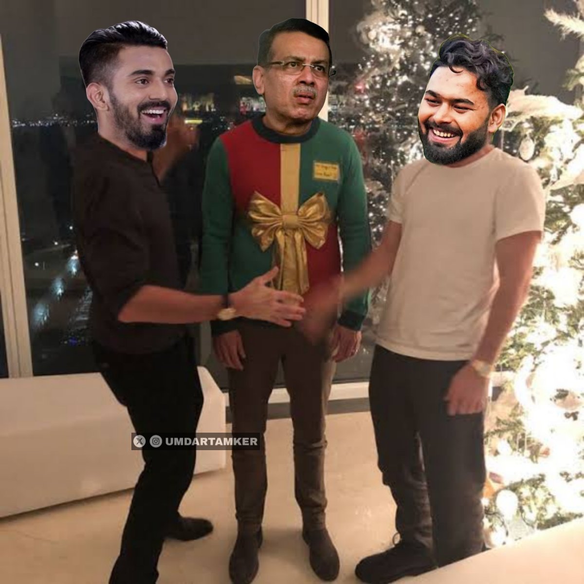 UmdarTamker's tweet photo. Meme got real ft KL Rahul and Rishabh Pant 😂 https://t.co/WmfylUWD2g