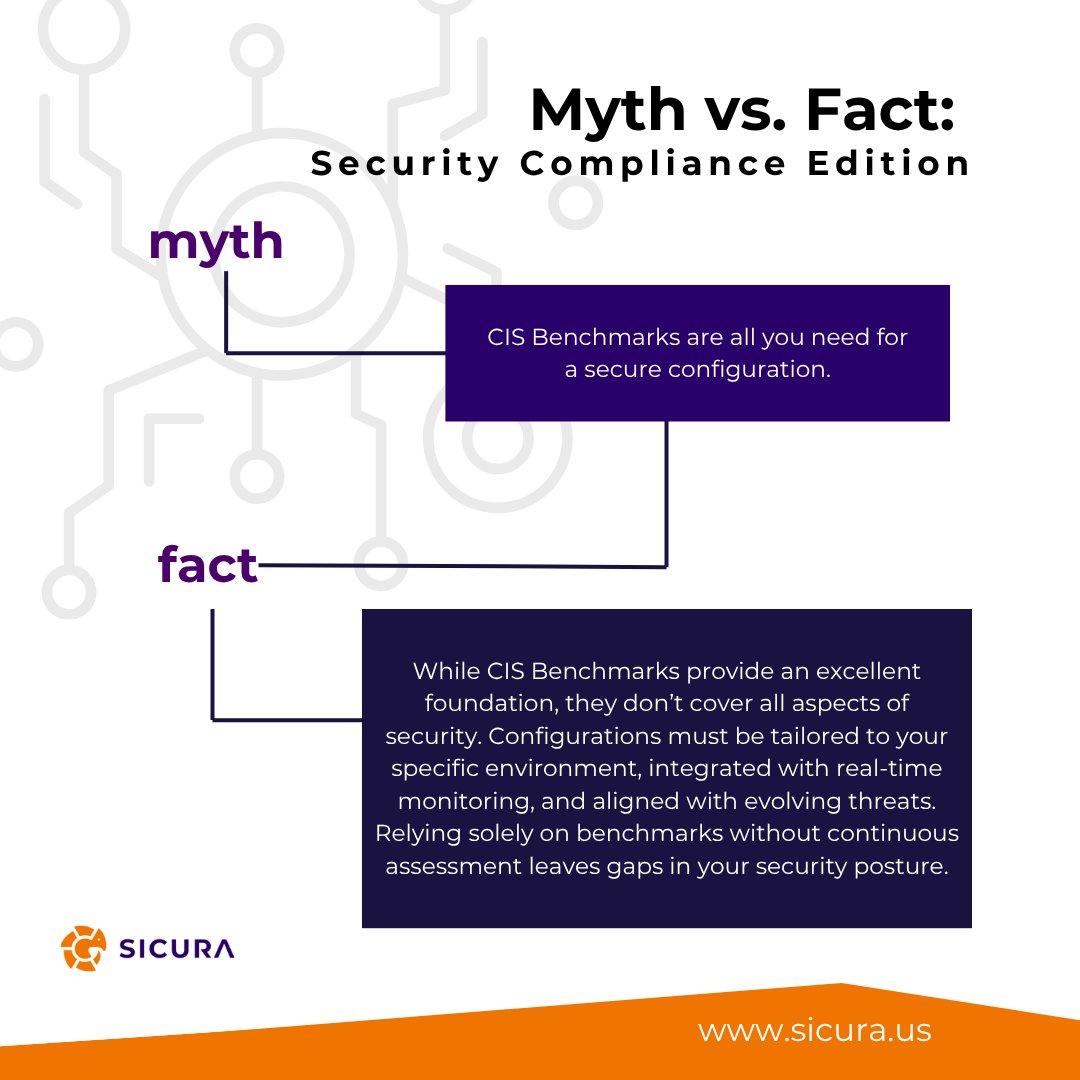 sicura_us's tweet image. CIS Benchmarks are just the start! 🔒 To fully secure your systems, you need continuous monitoring and tailored security. Stay ahead of threats—subscribe to Sicura’s newsletter for more insights!
🔗 sicura.us/newsletter
#CyberSecurity #CISBenchmarks #RiskManagement