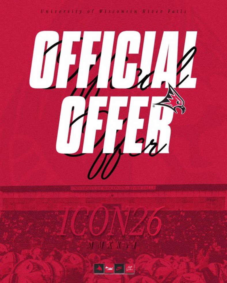 Thankful to receive an offer from <a href="/UWRFFootball/">Falcon Football</a>, <a href="/CoachWalkerRF/">Matt Walker</a>.