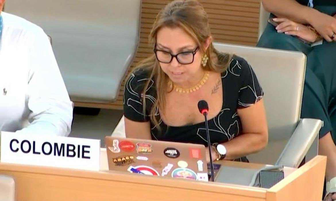 Juliana Bustamante Reyes (@julibustamanter) on Twitter photo En el marco del 59o periodo de sesiones del <a href="/unhrcpr/">UNHumanRightsCouncil</a> participamos en el diálogo interactivo con la relatora especial sobre desplazamiento interno de la ONU <a href="/PaulaGaviriaB/">Paula Gaviria</a>. Sigue 🧵👇🏻
<a href="/CancilleriaCol/">Cancillería Colombia</a> <a href="/mauricio181212/">Mauricio Jaramillo Jassir</a> En el marco del 59o periodo de sesiones del <a href="/unhrcpr/">UNHumanRightsCouncil</a> participamos en el diálogo interactivo con la relatora especial sobre desplazamiento interno de la ONU <a href="/PaulaGaviriaB/">Paula Gaviria</a>. Sigue 🧵👇🏻
<a href="/CancilleriaCol/">Cancillería Colombia</a> <a href="/mauricio181212/">Mauricio Jaramillo Jassir</a>