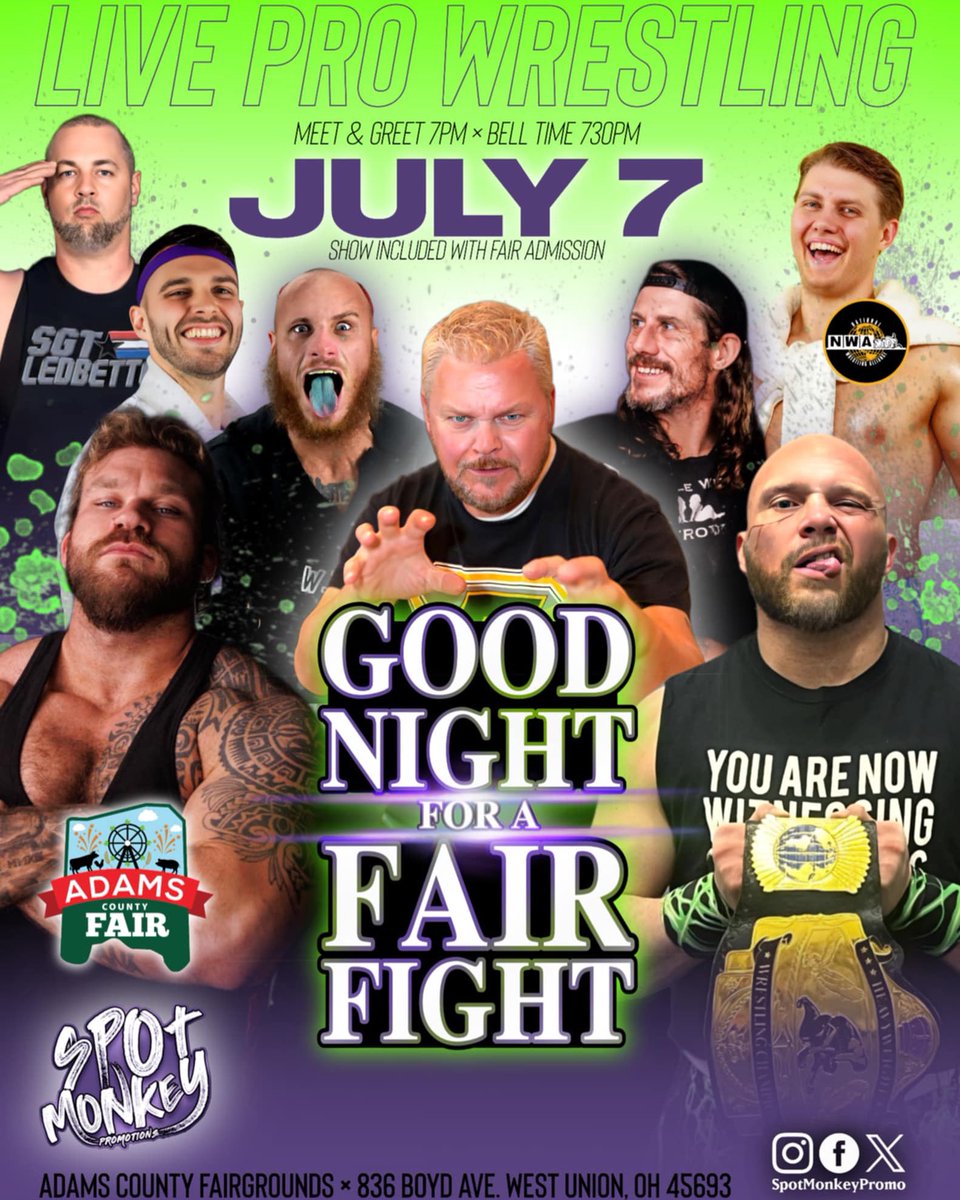 Two weeks away in West Union, Ohio at the Adams County Fair!
