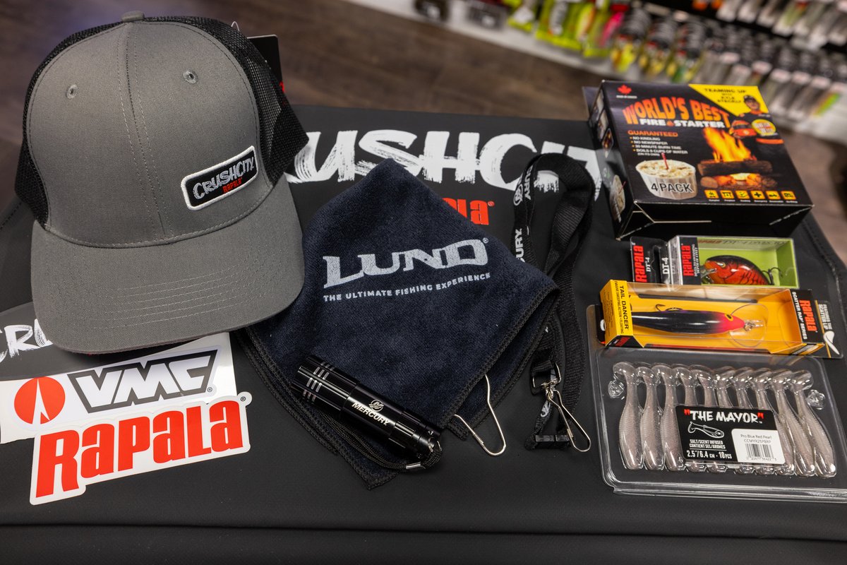 Congratulations to Jim Roth, on winning this weeks Fish TV prize pack! Jim will receive a selection of items from Rapala, Lund, Mercury and Qwick Wick! We post a winner each Monday and then check back later on to see this weeks new video giveaway for your next chance to win!