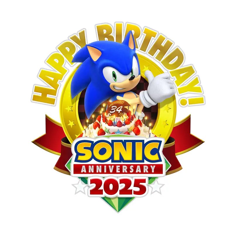 Happy Birthday <a href="/sonic_hedgehog/">Sonic the Hedgehog</a> have a good 34th birthday and anniversary