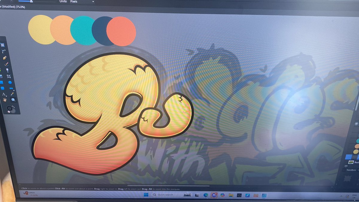 BrainBlips's tweet photo. Finally fluffing up the logo for @BGrudges  hopefully should be a big improvement 🤞 #Logodesign #cardgame #affinitydesigner https://t.co/WacMwUeJAd
