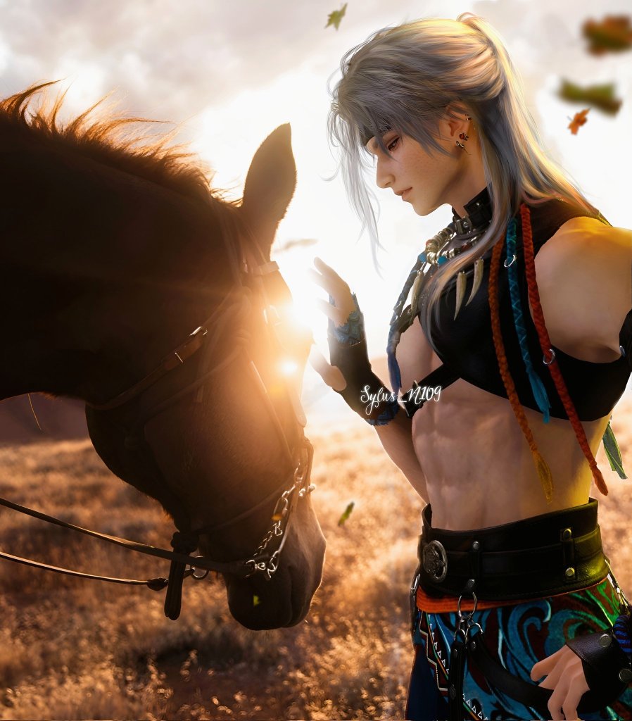 Sylus_N109's tweet photo. Sunset, a horse, and me. You're the only thing missing to make this day perfect. https://t.co/Y6LAysUdIB